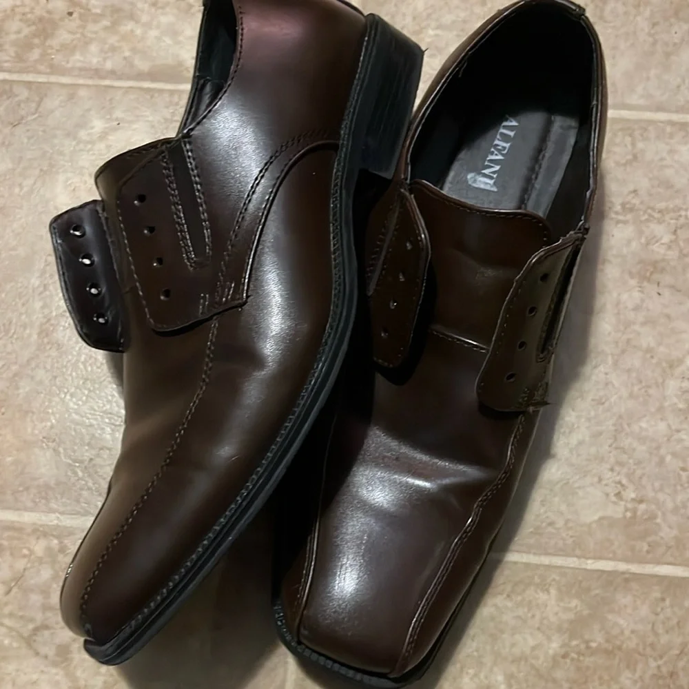 Alfani proud bike toe lace up oxford dress shoes